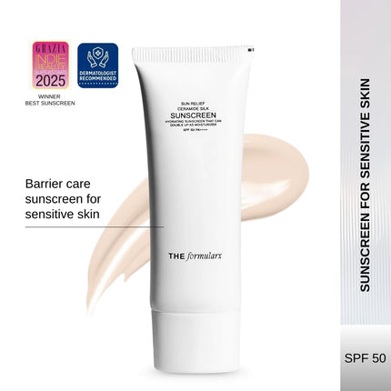 The Formularx Sun Relief Ceramide Sunscreen SPF 50 PA++++-50g