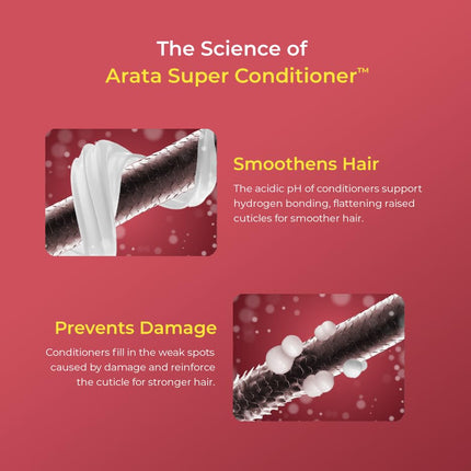 Arata Super Conditioner (200ml) For Frizzy Hair