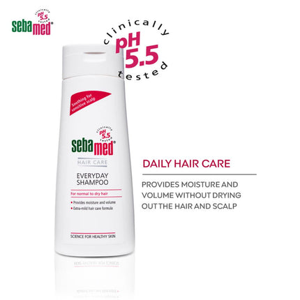 SebaMed Everyday Shampoo 200 Ml|Ph 5.5|Normal To Dry Hair