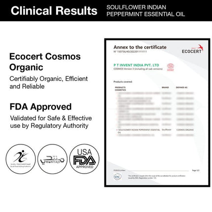 Soulflower Peppermint Essential Oil-10ml