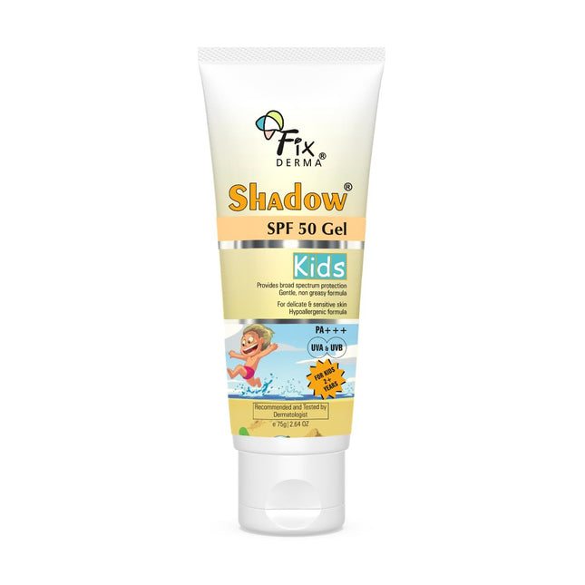 Fixderma Shadow Sunscreen SPF 50+ Gel for Kids PA+++  75gm