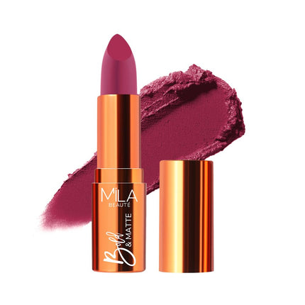 Mila Beauté Bold & Matte Long-Lasting Lipstick-4.2g