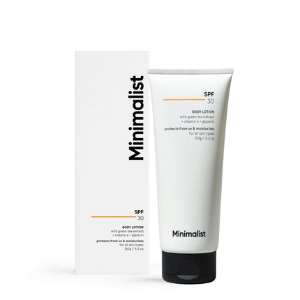 Minimalist SPF 30 Body Sunscreen, UVA & UVB Protection -150g