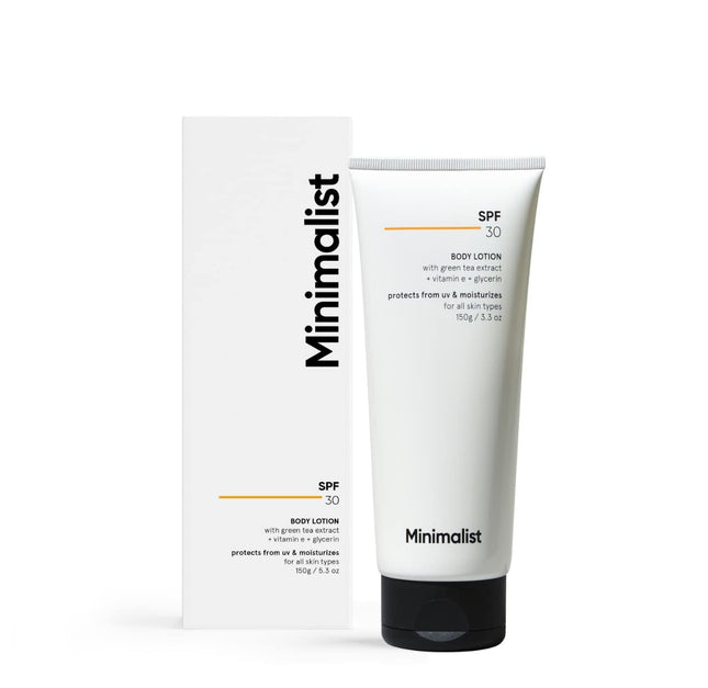 Minimalist SPF 30 Body Sunscreen, UVA & UVB Protection -150g