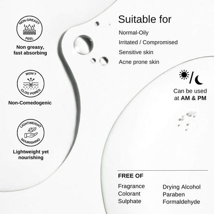The Formularx Barrier Relief Ceramide Moisturizer  With Niacinamide & Hyaluronic Acid-50gm