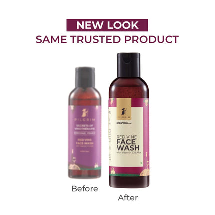 Pilgrim French Red Vine Face Wash with Vitamin C & goodness of Aloe -100ml