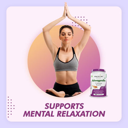 Healthy Hey Nutrition Ashwagandha Powder 120 Capsules