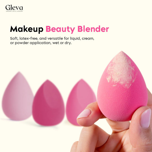 Gleva Makeup Blender Sponge Set of 4