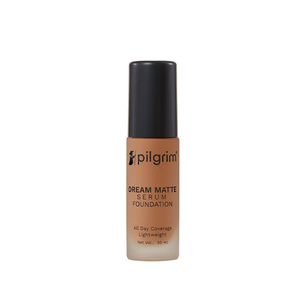 Pilgrim Medium Classic Nude Serum Liquid Foundation, Matte & Poreless,30 ml