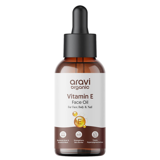 Aravi Organic Vitamin E Oil For Face-30 ml