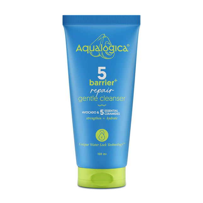 Aqualogica 5 Barrier+Repair Gentle Face Cleanser With Avocado&5 Essential Ceramides-100Ml