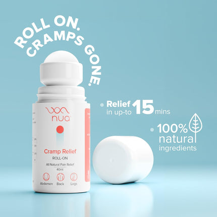 Nua Cramp Relief Roll-On | Quick Relief | 40ml
