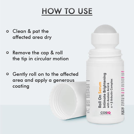 Cos-IQ Intimate Brightening Roll-On Serum | 40 ML