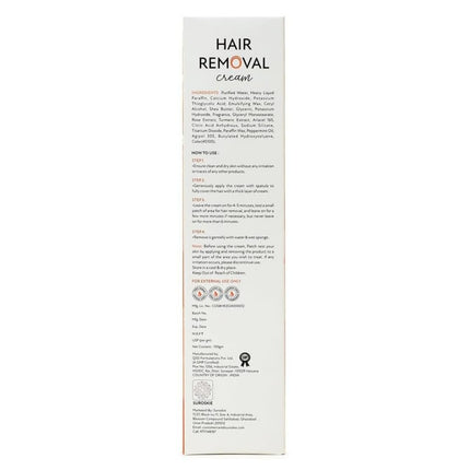 Suroskie Hair Removal Cream Shea Butter, Aloe Vera & Green Tea | 100ml