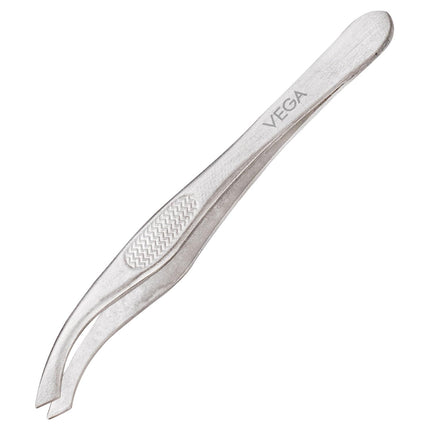 Vega Tweezer - Slaint Tips for Facial Hair Removal & Eyebrow Shaping, Professional Eyebrow Tweezer