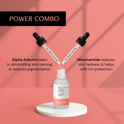 Deconstruct 5% Niacinamide Face Serum | + 2% Alpha Arbutin Face Serum-20ml