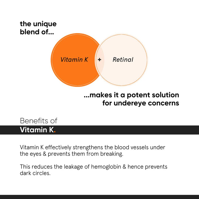 Minimalist Vitamin K + Retinal 01% Under Eye Cream-14gm