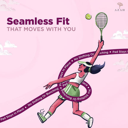 AZAH Sanitary Pads for Teen Large 275 mm [Pack of 30]