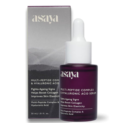 Asaya Multi Peptide Face Serum with Hyaluronic Acid | 30ml