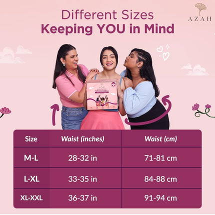 Azah Disposable Period Panty for Girls Pack of 10