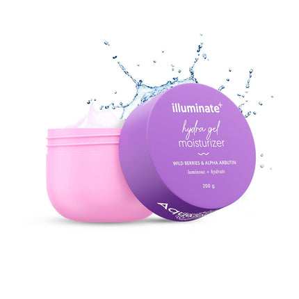 Aqualogica Illuminate + Hydra Gel Moisturizer with Wild Berries & Alpha Arbutin-200g