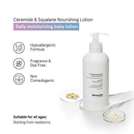 Minimalist Baby Lotion with Ceramide & Squalane-300Gm
