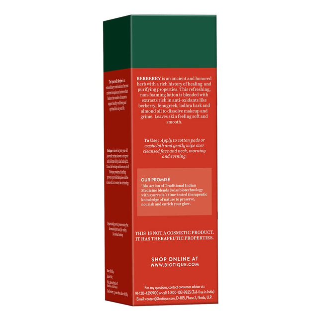Biotique Berberry Milk Deep Cleanse Makeup Remover For All Skin Types, 120ml