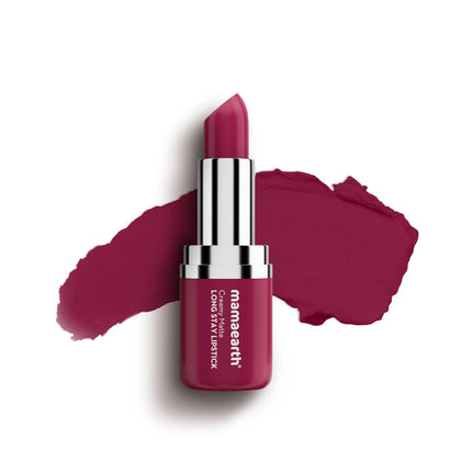Mamaearth Creamy Matte Long Stay Lipstick with Murumuru Butter -4.2g
