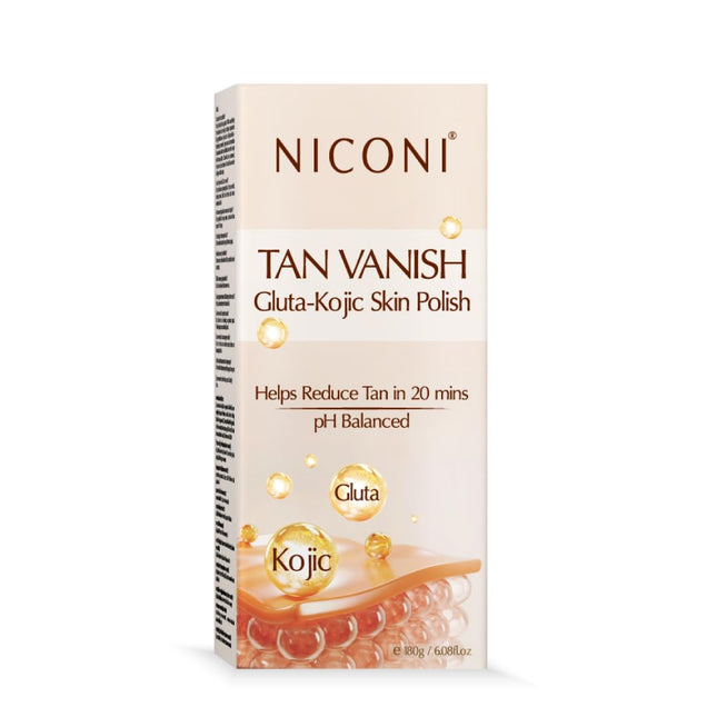 NICONI Tan Vanish Gluta-Kojic Skin Polish with Kojic Acid & Glutathione-180g