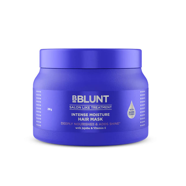 BBLUNT Intense Moisture Hair Mask With Jojoba Oil & Vitamin E-250g