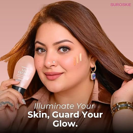 Suroskie My Glow All-In-One Tinted Sunscreen SPF 30 Moisturizer 60 ml Medium Shade