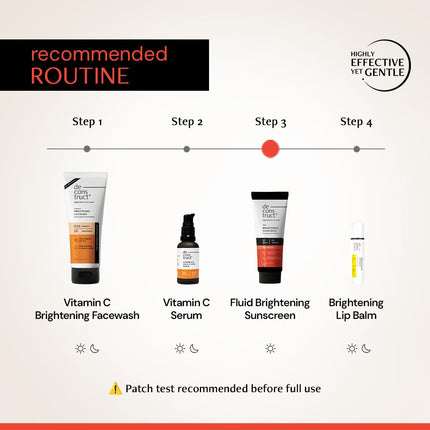 Deconstruct Brightening Fluid Sunscreen SPF 50+ with Niacinamide-50gm