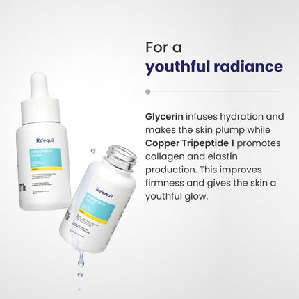 RE' EQUIL Pitstop Blue Copper Peptide Serum-25ml