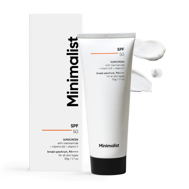 Minimalist Cream Sunscreen SPF 50 PA ++++ -50gm