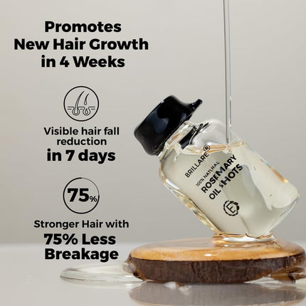 Brillare 20% Rosemary Oil Shots For Rapid Hair Growth