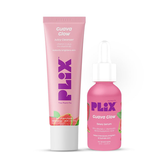 PLIX - Guava Glow Regime with 10% Vitamin C Face Mini Serum (10ml)
