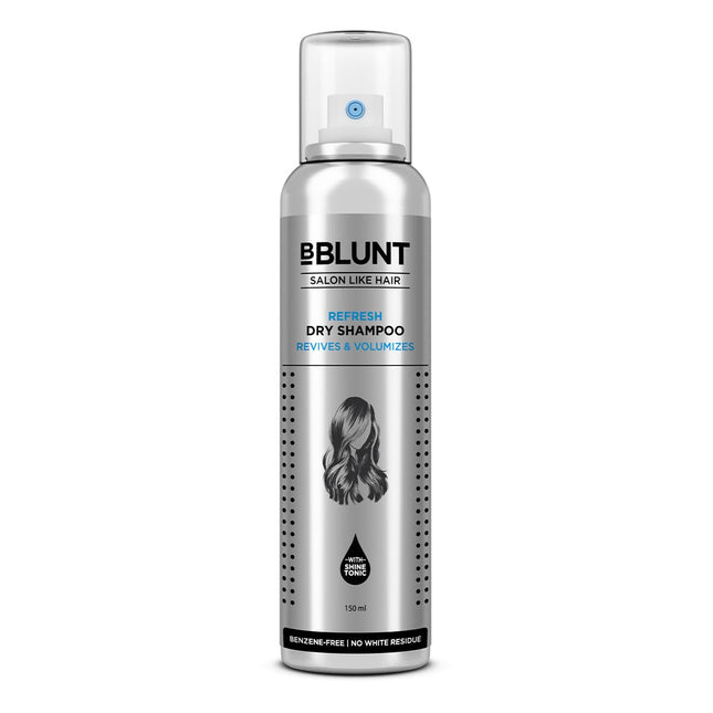 Bblunt Refresh Dry Shampoo to Instantly Refresh & Add Volume - 150 ml