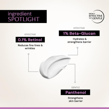 Deconstruct 0.1% Retinol Night Cream with 1% Beta-Glucan Complex-50GM