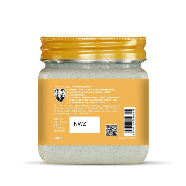 DR.RASHEL Rice water Face Scrub For Men & Women (380 Ml)
