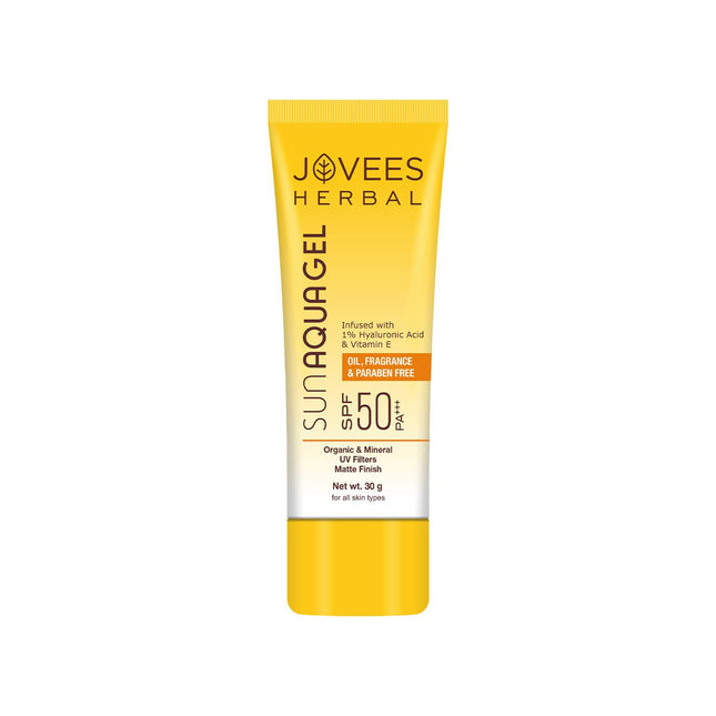 Jovees Herbal Sun Aqua Gel Sunscreen SPF 50 PA+++  For Men/Women 30g