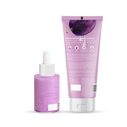 The Plant Fix Plix Jamun Face Wash and Acne Marks Serum Combo(100ML + 30ML)