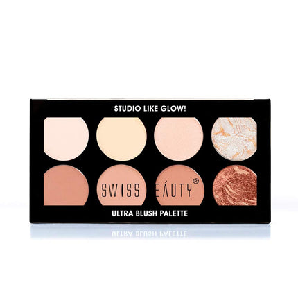 Swiss Beauty Ultra Blush Palette with highly blendable shades-16gm