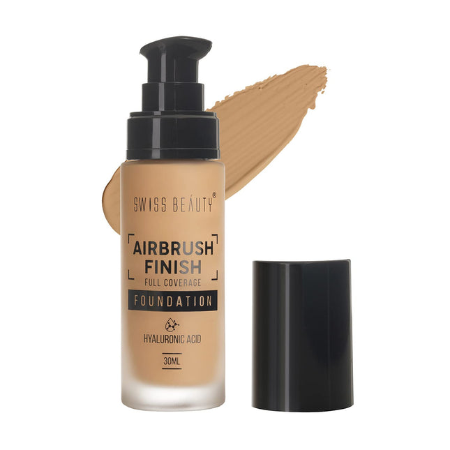 Swiss Beauty Airbrush Finish Full Coverage Foundation-30ml