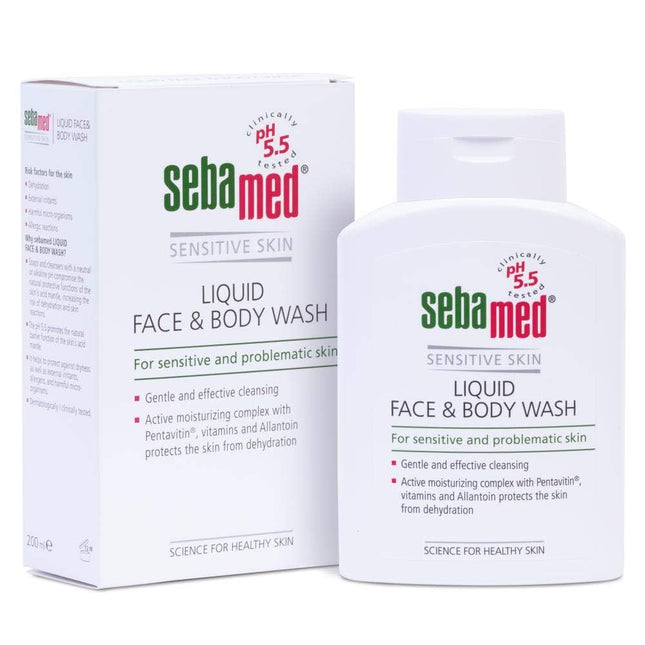 Sebamed Liquid Face & Body Wash 200Ml