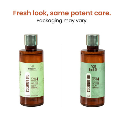Nat Habit 100% Pure Coconut Oil-200 ml
