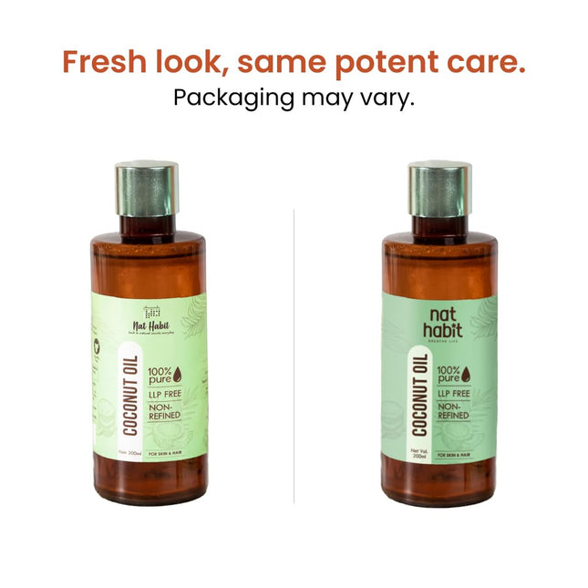 Nat Habit 100% Pure Coconut Oil-200 ml