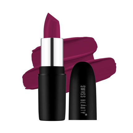 Swiss Beauty Pure Matte Creamy Lipstick-3.8gm