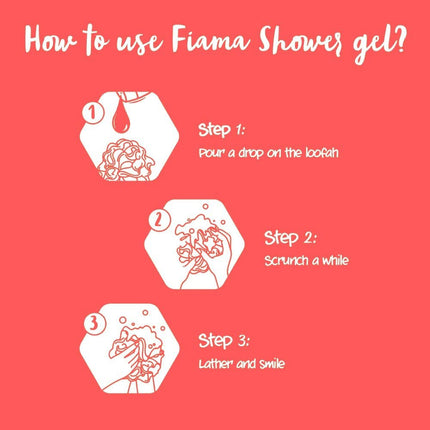 Fiama Happy Naturals Body Wash Shower Gel, 250ml