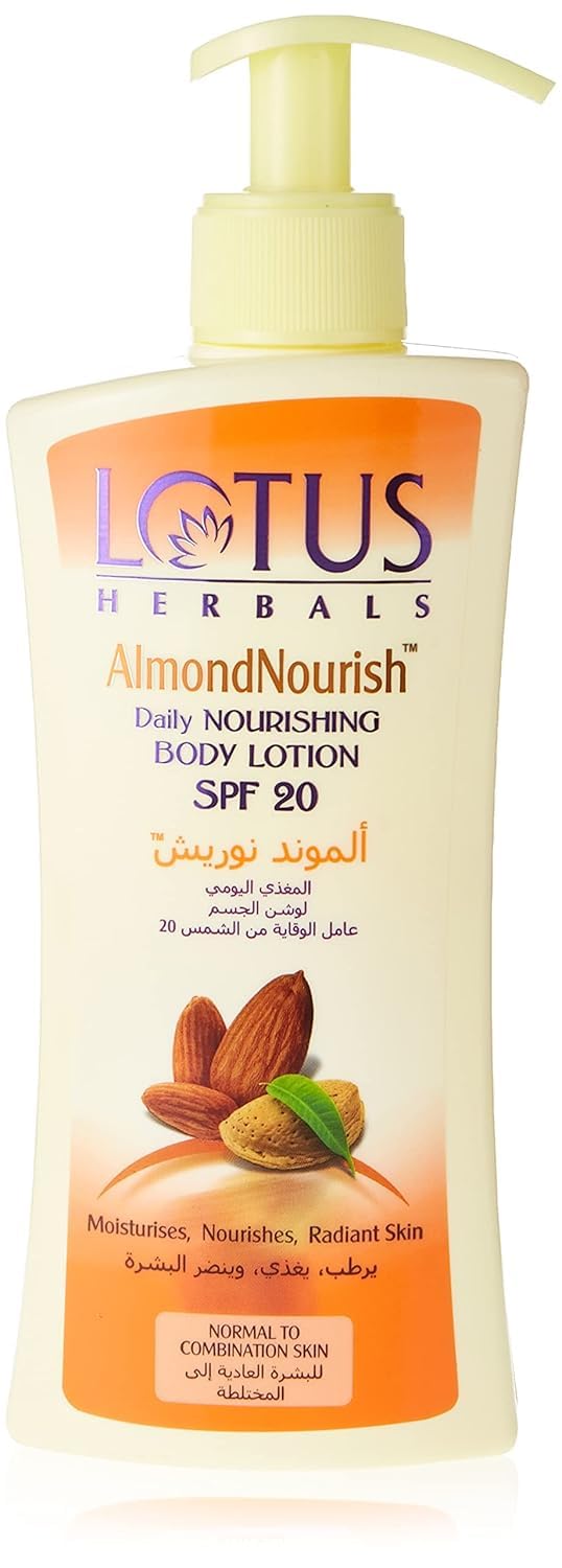 Lotus Herbals Almond nourish Daily Nourishing Body Lotion-250G