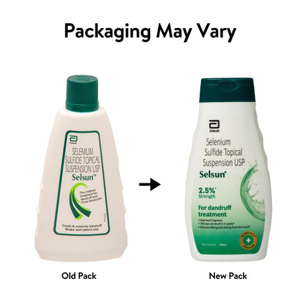 Selsun Abbott Suspension Anti Dandruff Shampoo for Men and Women-120ml